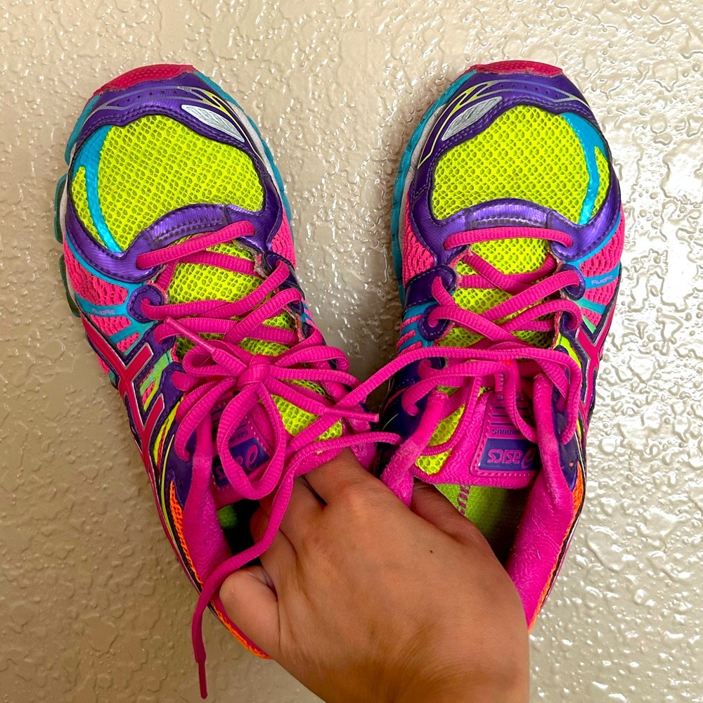 ASICS nimbus colorful sneakers